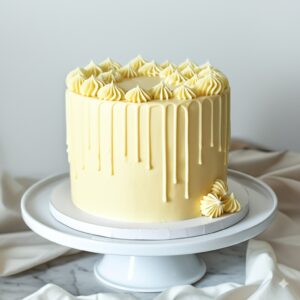 Tarta de chocolate blanco