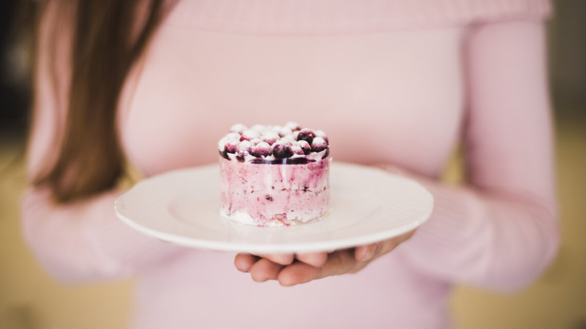 Mini tarta de arándanos