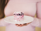 Mini tarta de arándanos