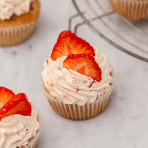 Cupcakes de fresa