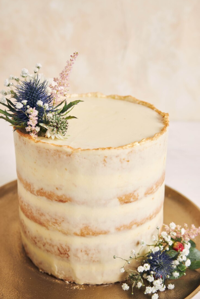 tarta de boda estilo naked cake